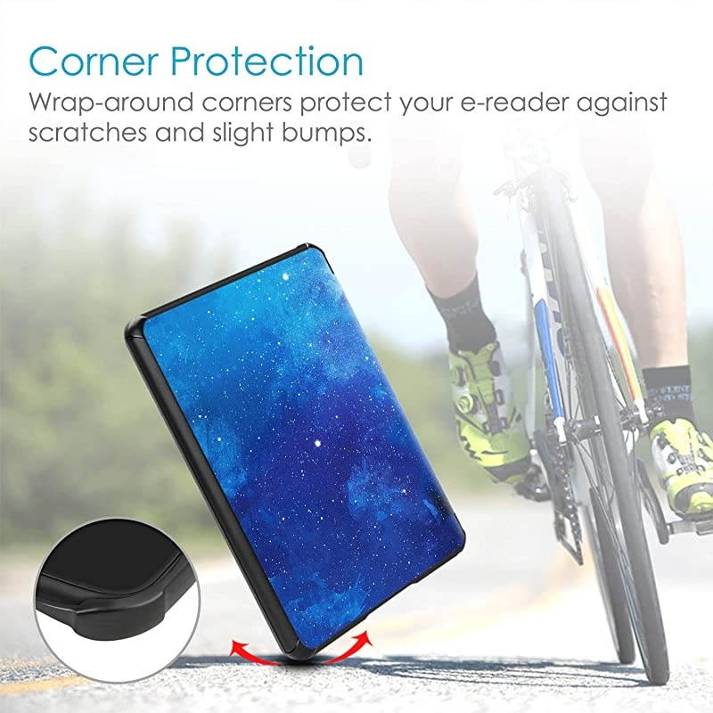 Slimshell Case for AllNew Kindle 10th Generation 2019 Release Lightweight Premium PU Leather Cover with Auto SleepWake NOT Fit Kindle Paperwhite or Kindle 8th Gen Starry Sky