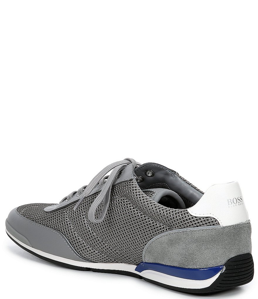 Hugo Boss Men's Saturn Low Mesh Lace-Up Sneakers