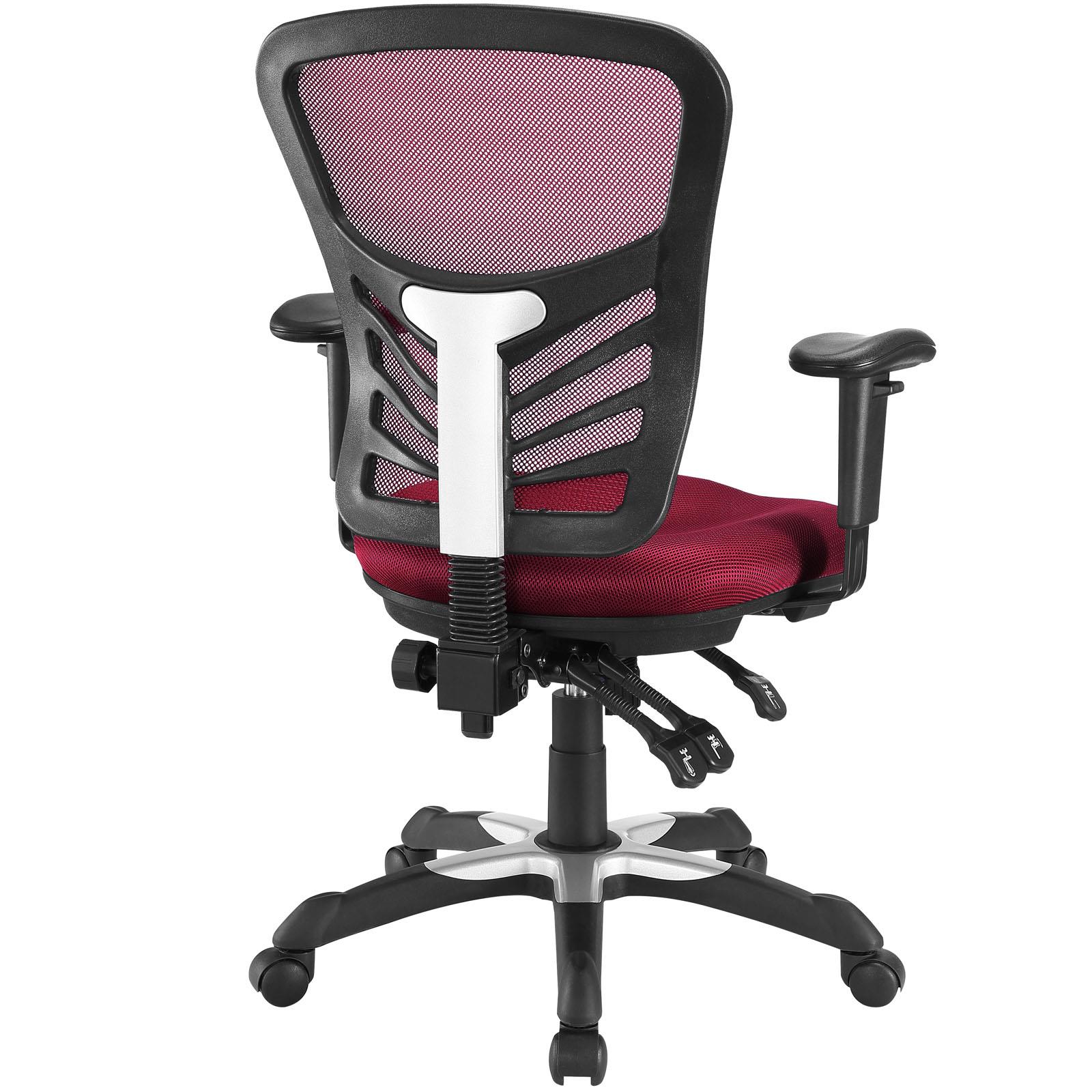 Articulate Mesh Office Chair in Red