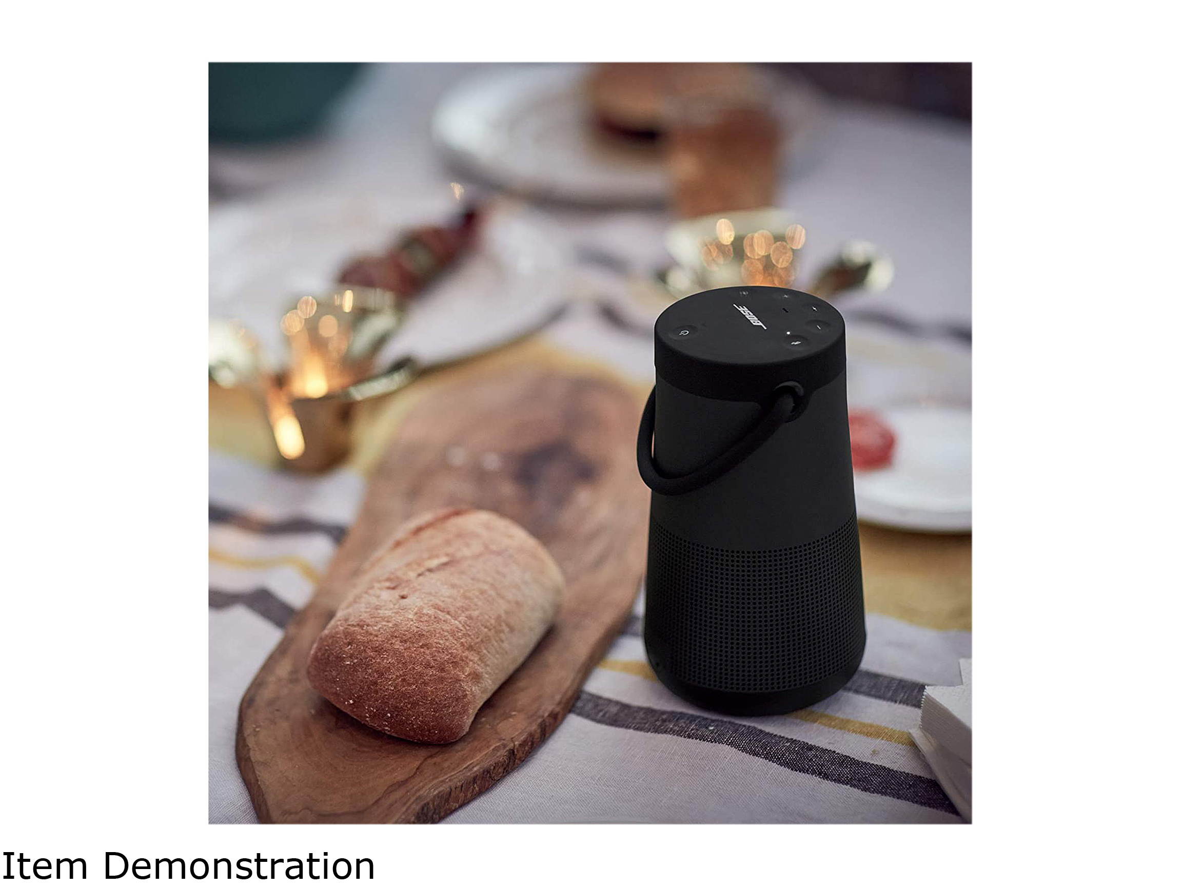 Bose SoundLink Revolve+ II Portable Bluetooth Speaker - Wireless Water-Resistant Speaker with Long-Lasting Battery and Handle, Black