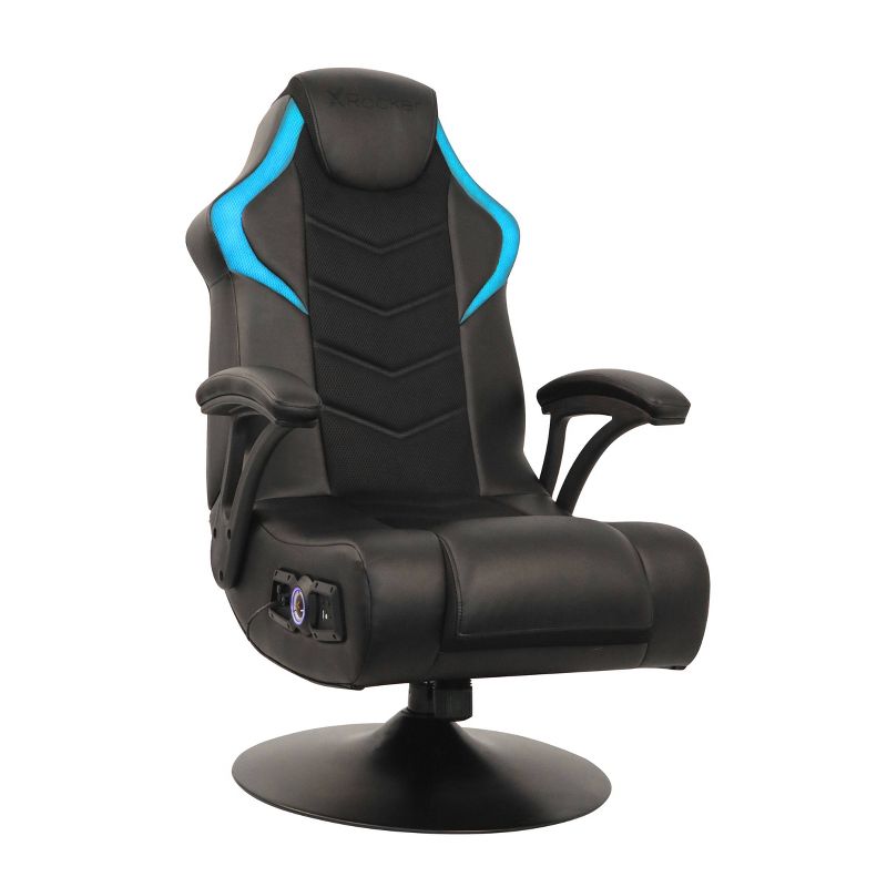 Torque+ SMD RGB 2.1 Dual Audio Pedestal Chair Black - X Rocker