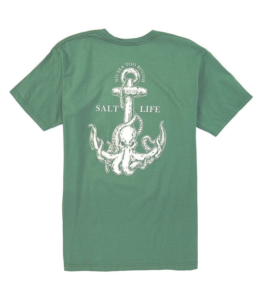 Salt Life Short-Sleeve Octo Anchor Graphic T-Shirt