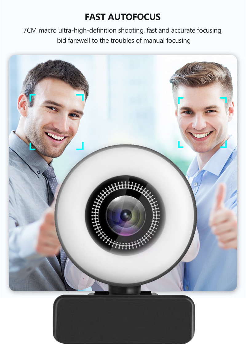 easyday Webcam with Microphone, 1080P HD USB Computer Camera with Privacy Shutter&Webcam Tripod, Streaming Webcam with Flexible Rotable Wide Angle Webcam for PC Zoom Video/Gaming/Laptop