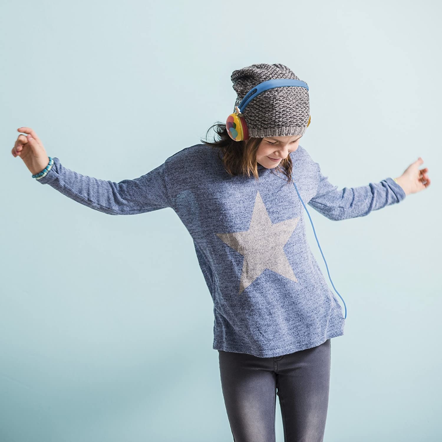 iHip AIRHEADS Candy Stereo Noise Isolating Headphones for Apple Android Compatible Gifts for Kids Teens Headphones for Boys and Girls Fun and Collectible