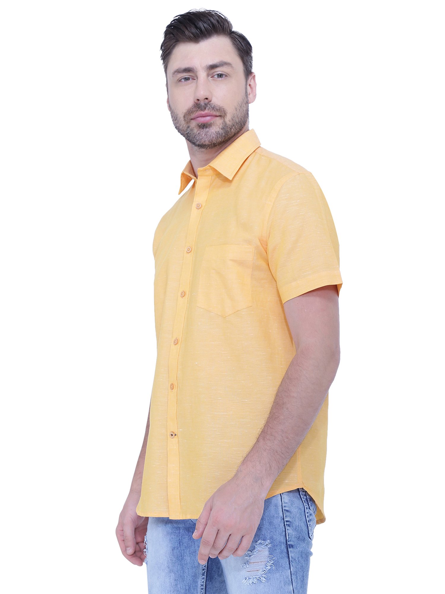 Southbay Yellow Regular Fit Shirt
