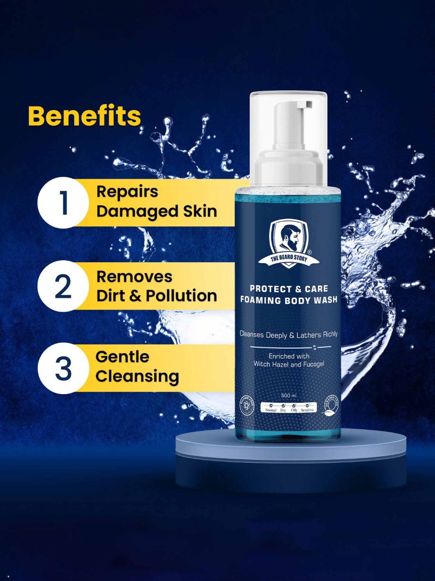 Spruce Shave Club Charcoal Body Wash - 200 gm