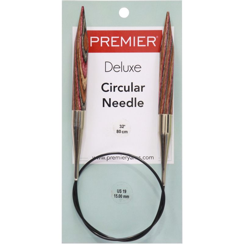 Premier Fixed Circular Knitting Needles 32"-Size 19/15mm