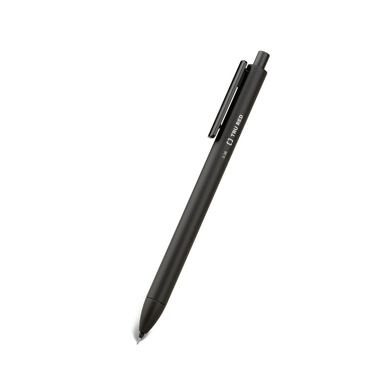 TRU RED Retractable Quick Dry Gel Pen, Extra Fine Point TR56951