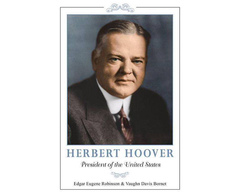 Herbert Hoover - by  Vaughn Davis Bornet & Edgar Robinson (Paperback)