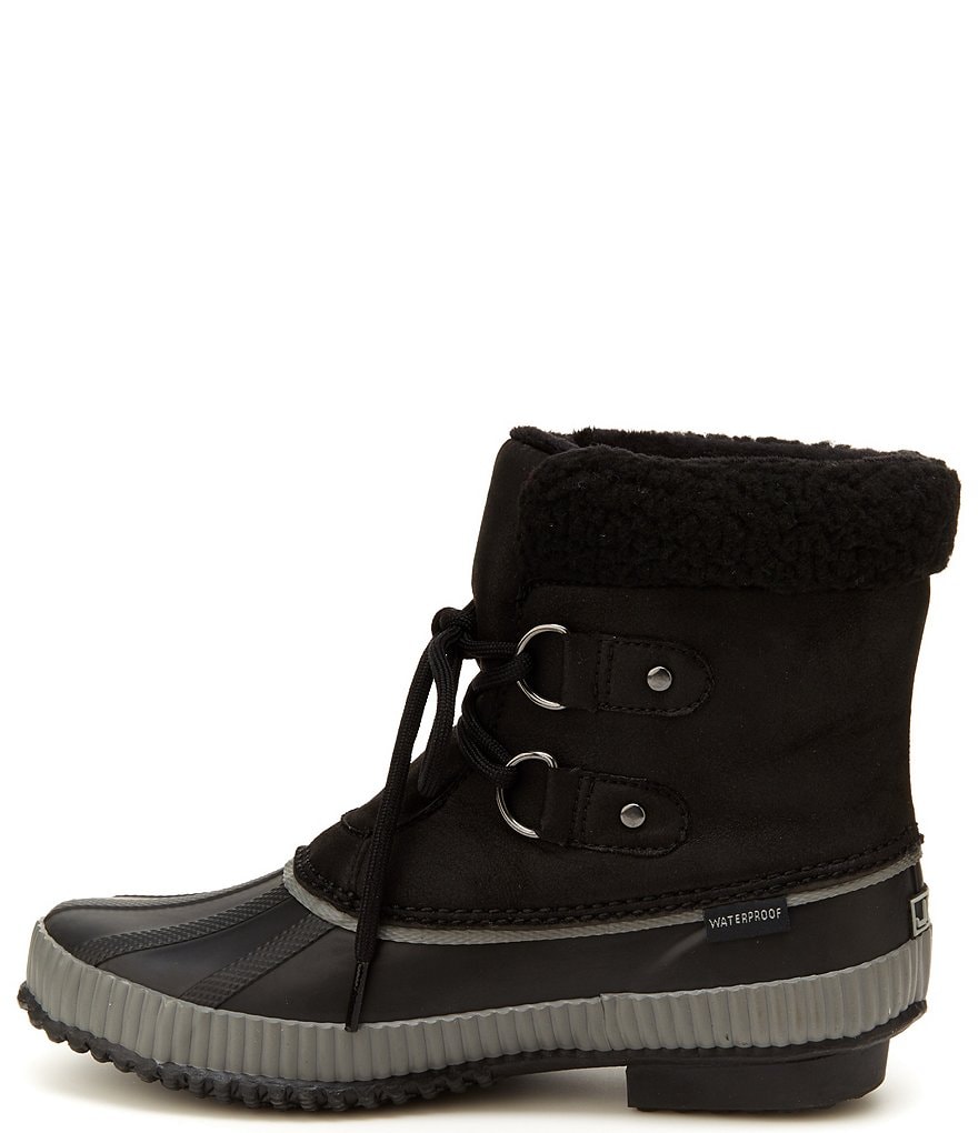 JBU by Jambu Akron Waterproof Faux Fur Lined Lace-Up Booties
