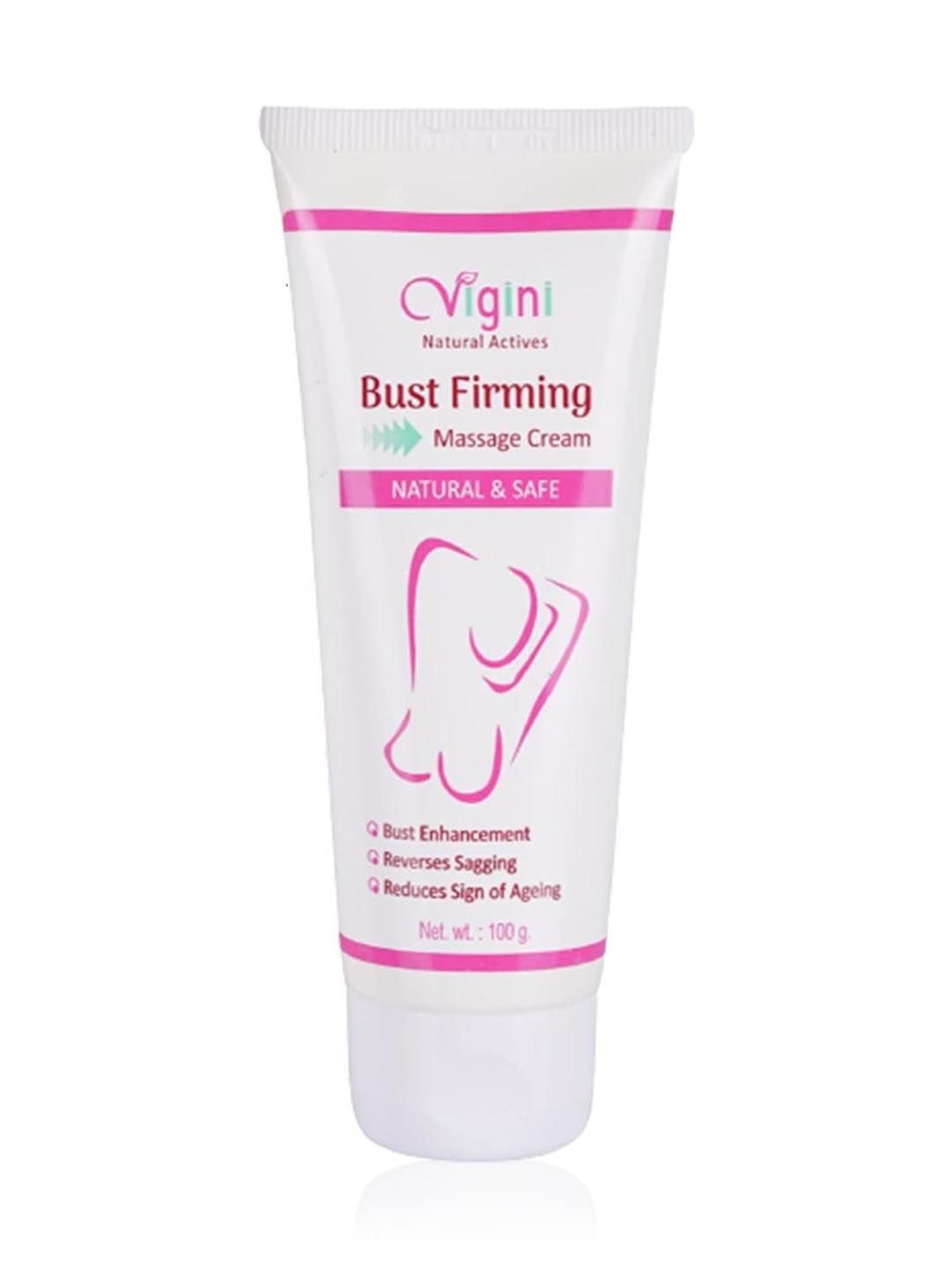 Vigini 100% Natural Actives Breast Bust Enlargement Massage Cream - 100 gm