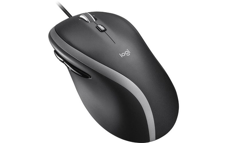 Logitech M500S Advanced Corded Mouse - Full-size Mouse - Optical - Cable - Black - USB - 4000 dpi - Tilt Wheel - 7 Button(s)
