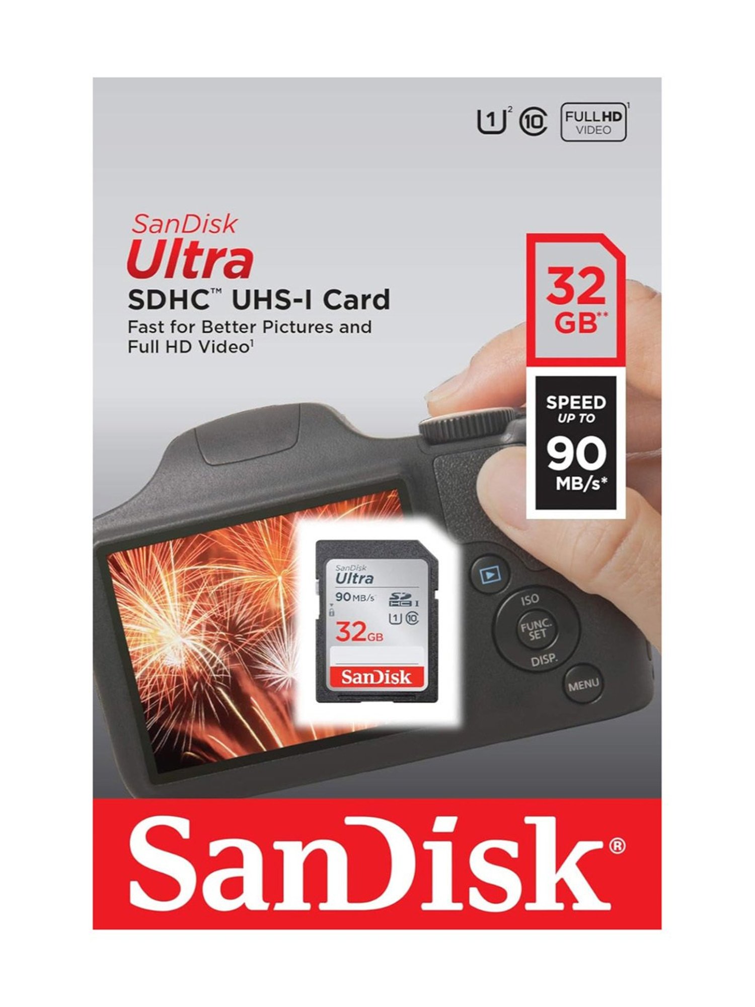 SanDisk Extreme microSD UHS I Card 128GB for 4K Video on Smartphones and Action Cameras (Red/Yellow)