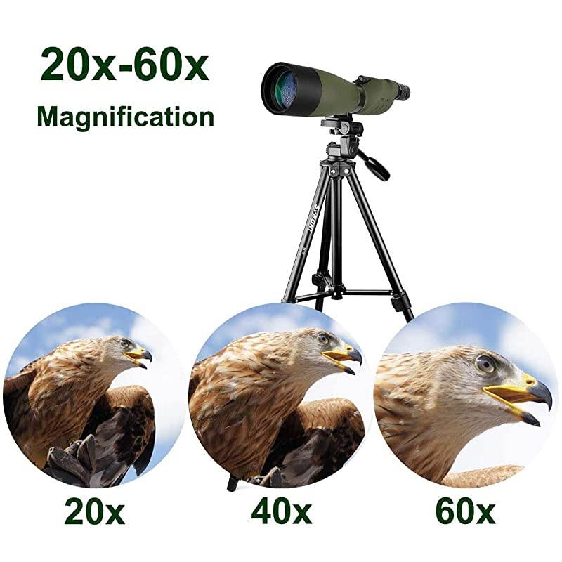 SV17 2575x70mm Spotting Scope Straight Waterproof Spotting Scope for Camping Hunting Bird Watching