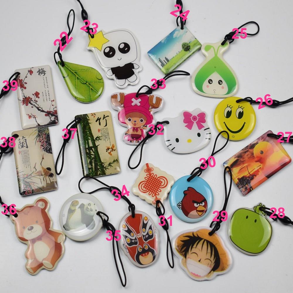 6 pcs/lot UID Cards Changeable Tags Block 0 Writable 13.56mhz Cartoon RFID Rewritable Proximity Smart Card Copy Clone