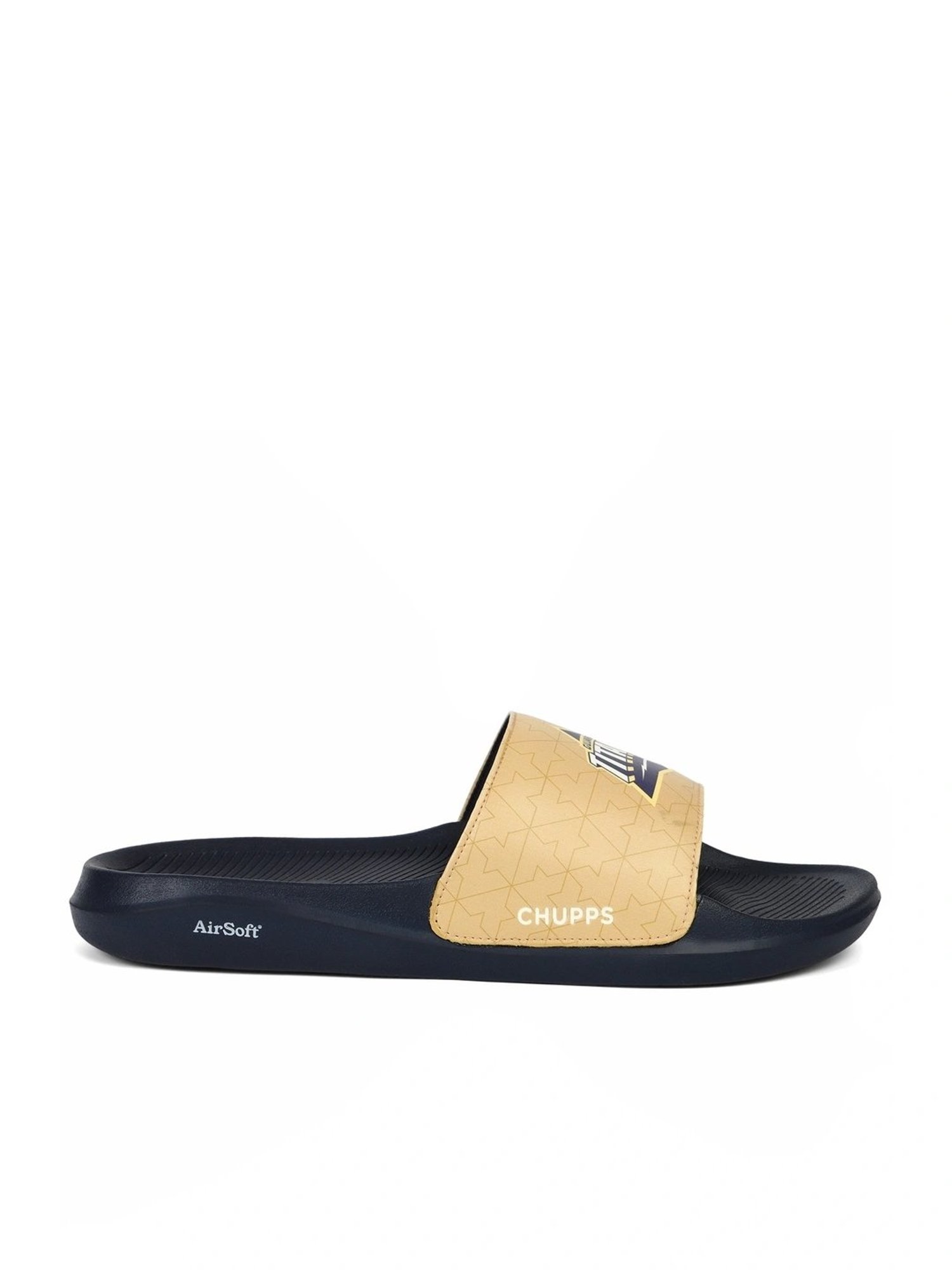 Chupps Men's Gujarat Titans Beige Slides