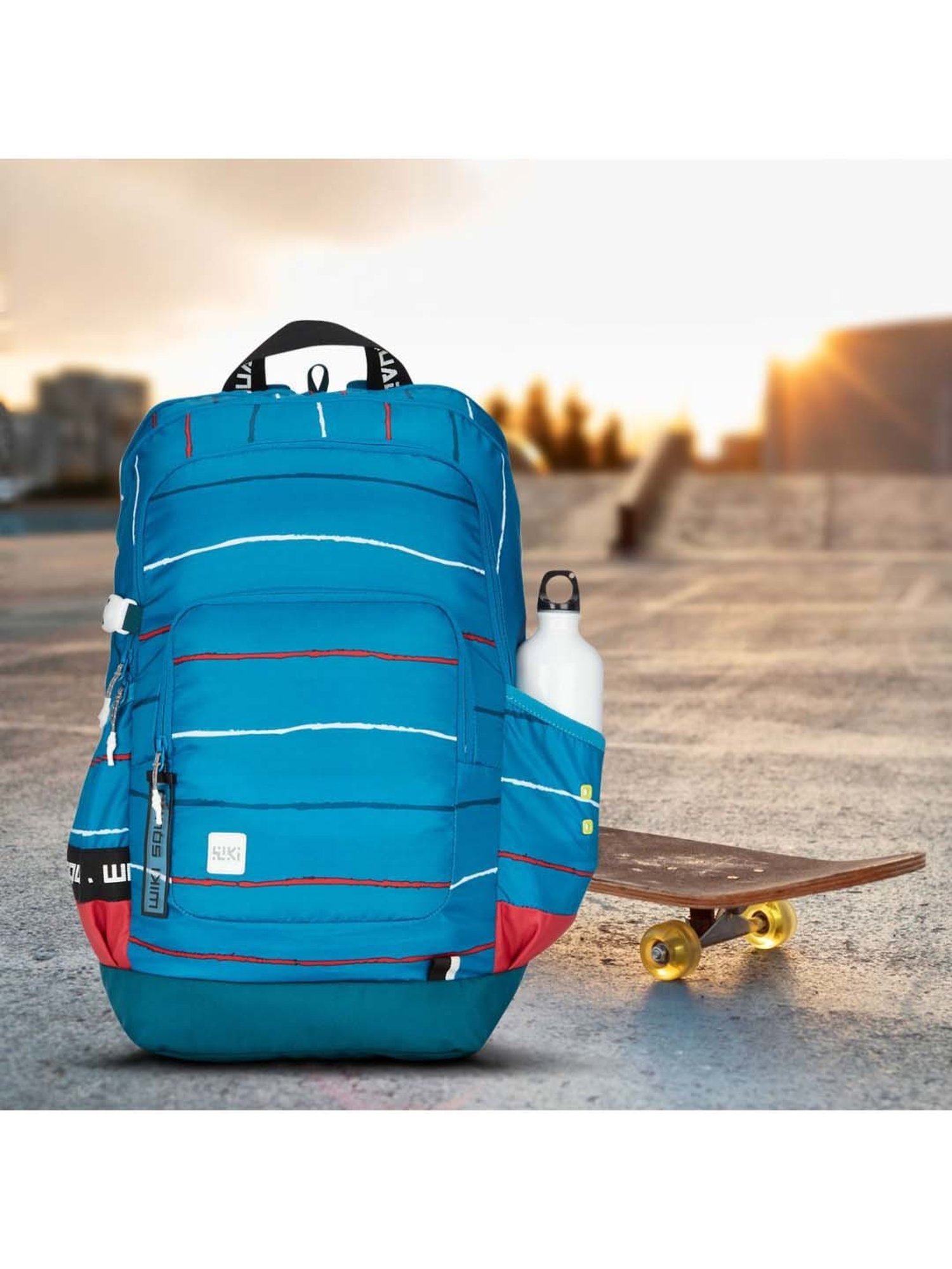 Wiki 40 Ltrs Blue Medium Backpack