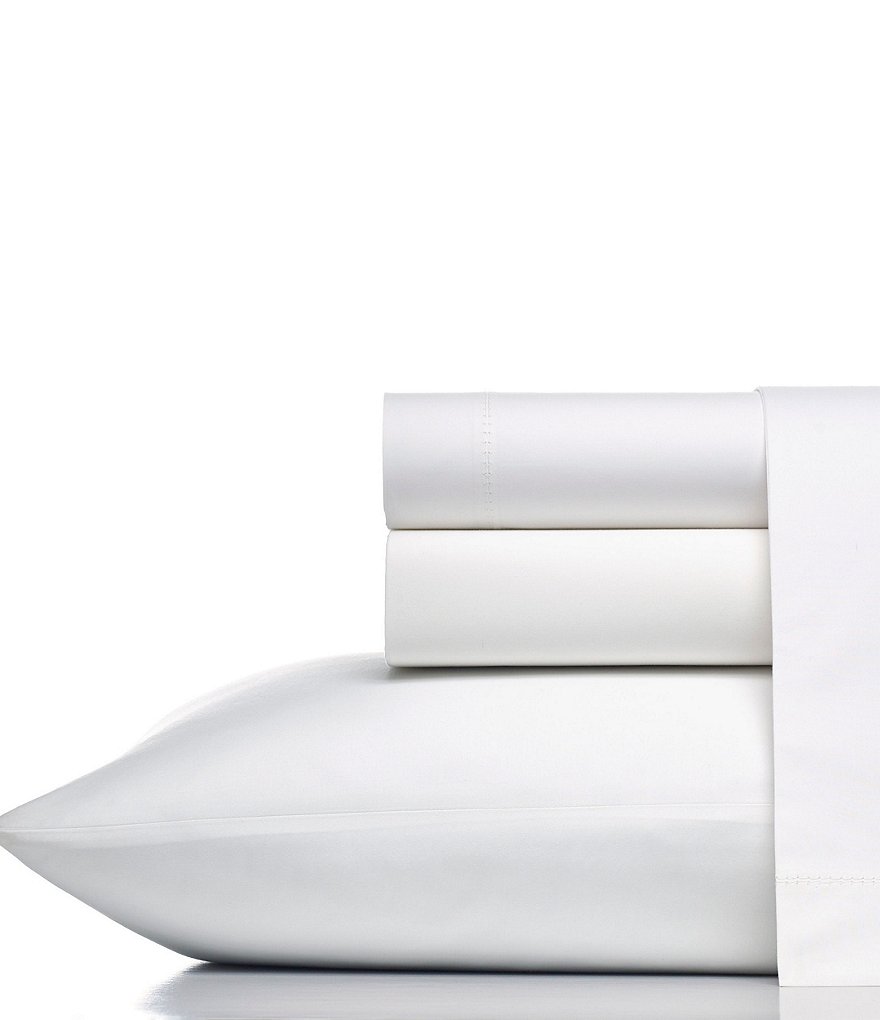 Vera Wang 400-Thread-Count Solid Cotton Percale Sheet Set