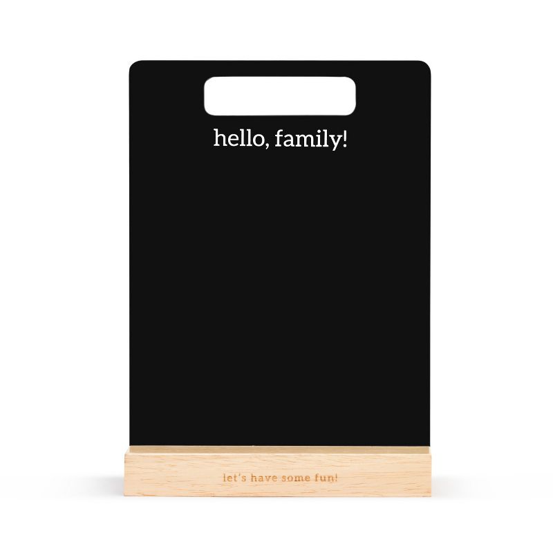 22" x 32" Cates Barn Door Wood Framed Chalkboard Rustic Brown - Kate and Laurel