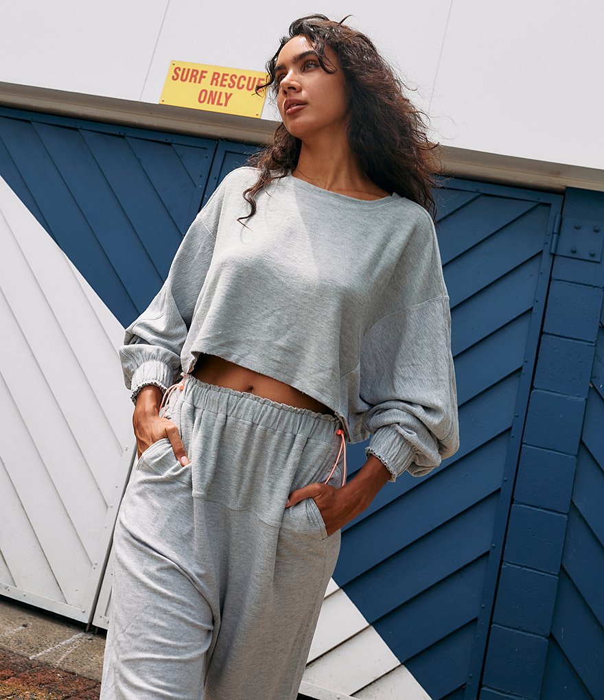 Free People FP Movement Surfside Straight Leg Front Pocket Joggers