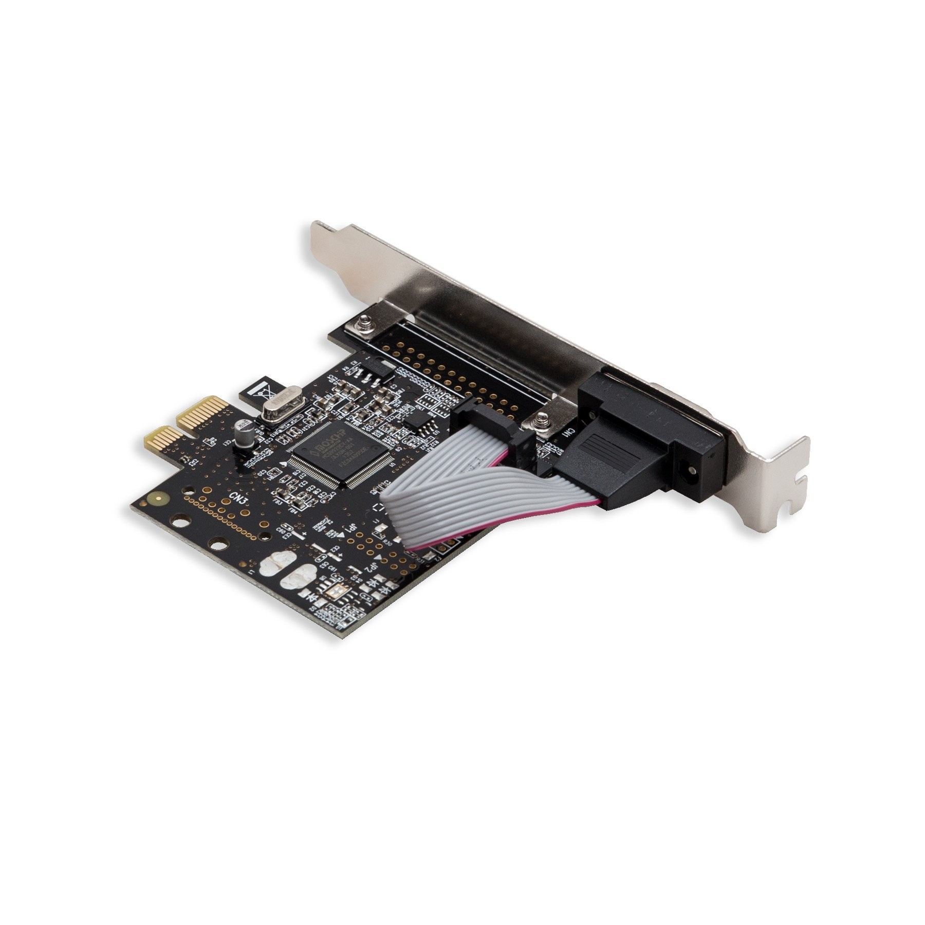 Syba Single Port RS-232 DB9 Serial PCI-Express 2.0 x1 Card - 1 Port Serial PCIe Card MCS9922 Chipset