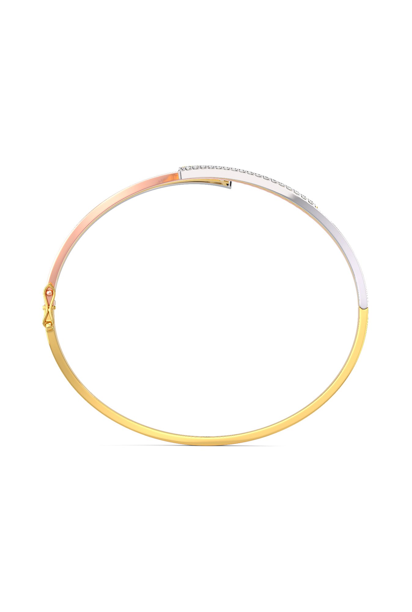 Mia by Tanishq Cupid Charm 14k Gold & Diamond Bracelet for Women