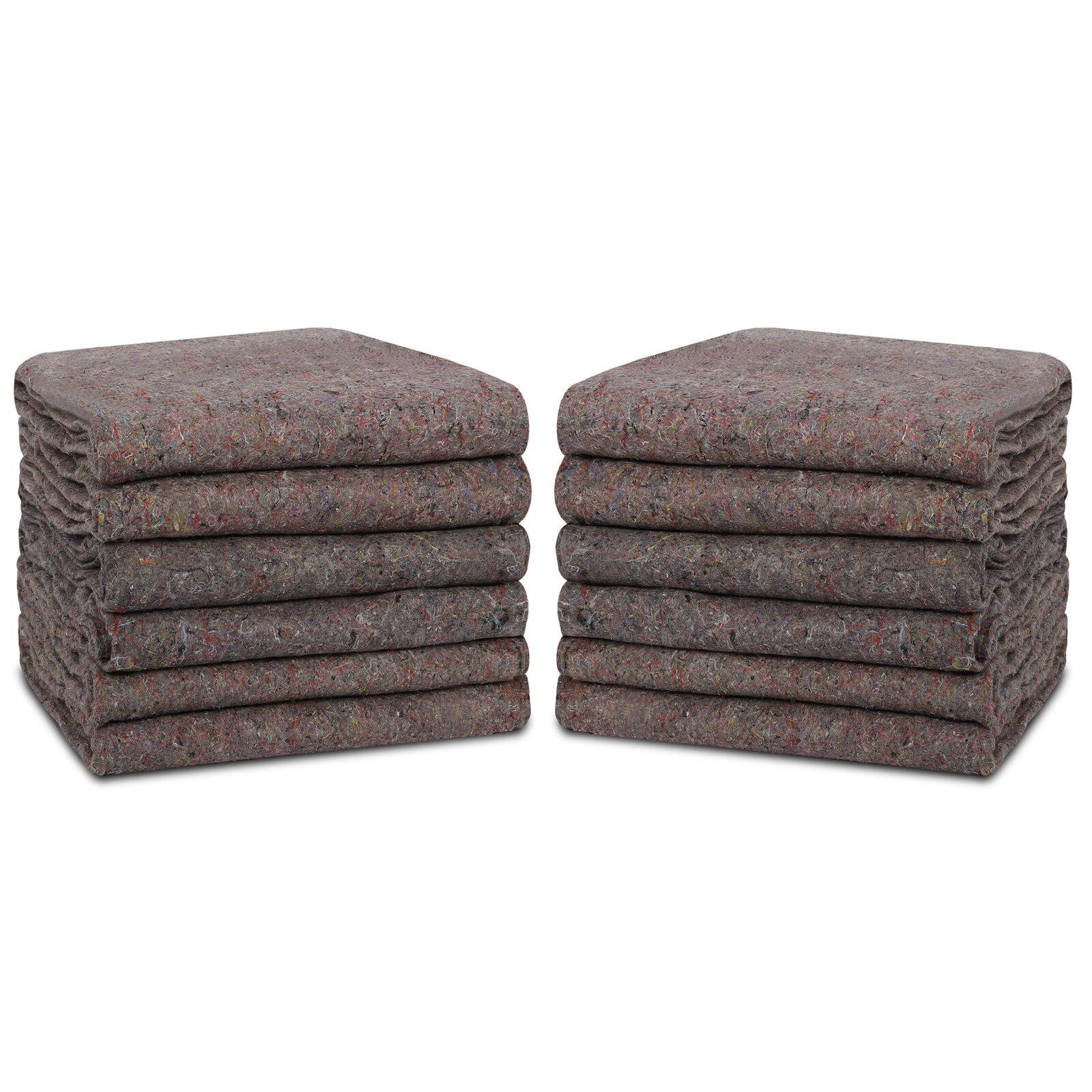ZENY 12 Moving Blankets Heavy-duty Packing Blankets Professional Shipping Furniture Pads Grey Textile Skins 54 x 72"