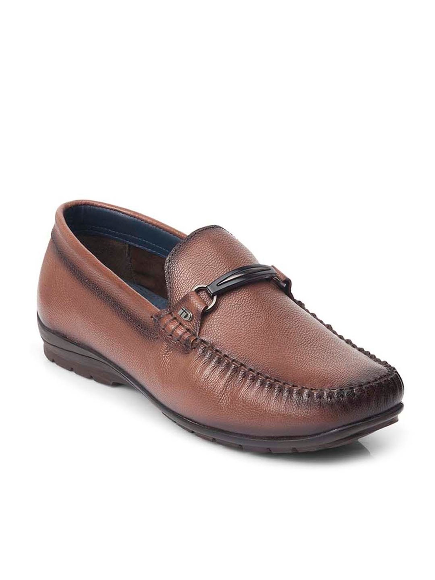 ID Men's Brown Formal Loafers