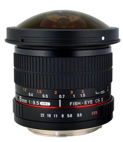Rokinon 8mm f/3.5 HD Fisheye Lens with for Sony Alpha DSLRs #HD8M-S