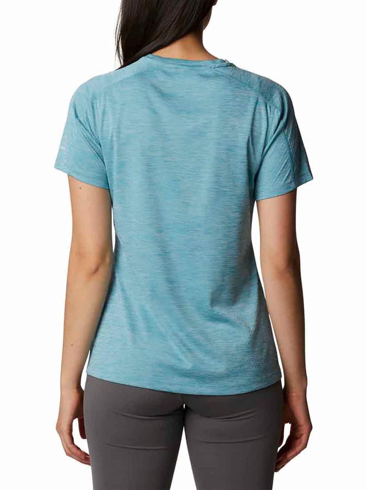 Columbia Blue Logo Printed W Zero Rules  Crew T-Shirt