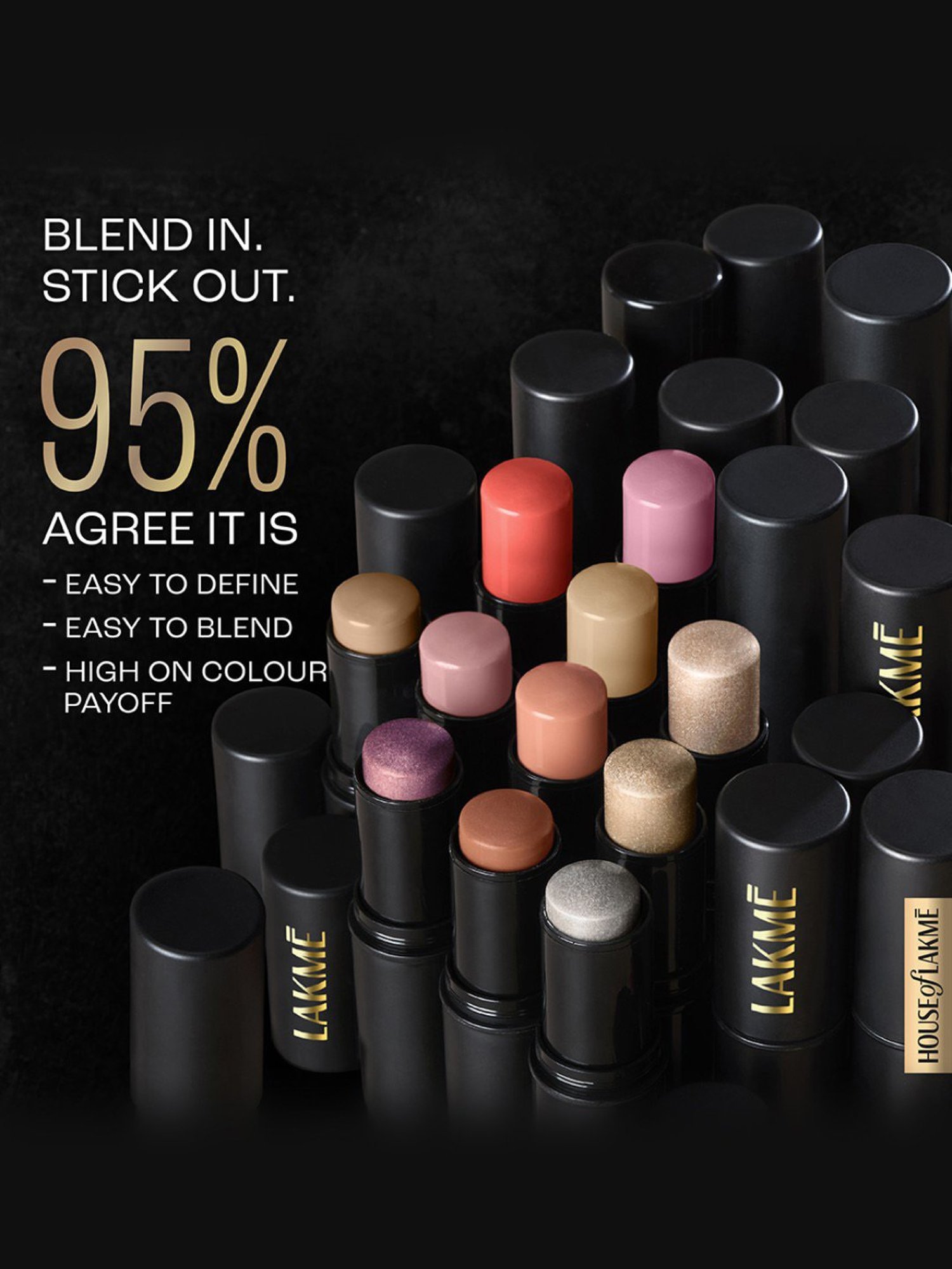 Lakme Facelift Multislayer Blush Stick Pink Powerhouse - 13 gm