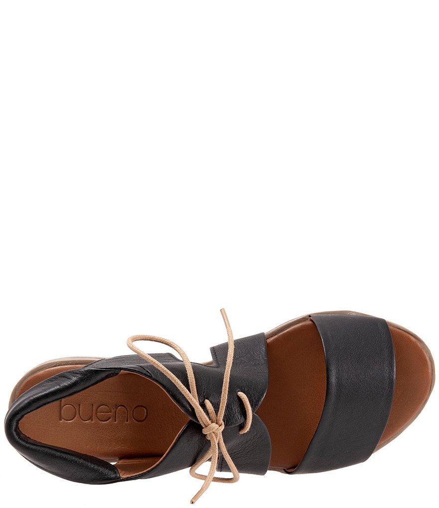 Bueno Yara Leather Lace-Up Sandals