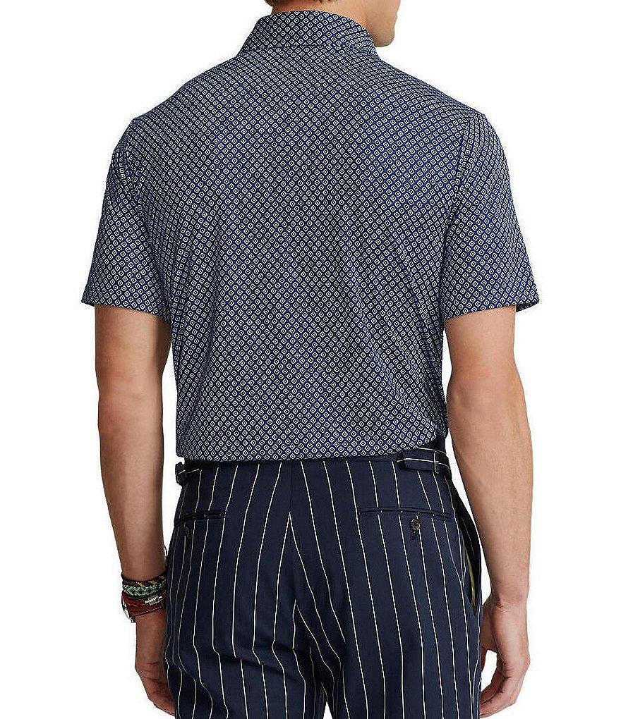 Polo Ralph Lauren Classic-Fit Printed Performance Stretch Short-Sleeve Recycled Materials Polo Shirt
