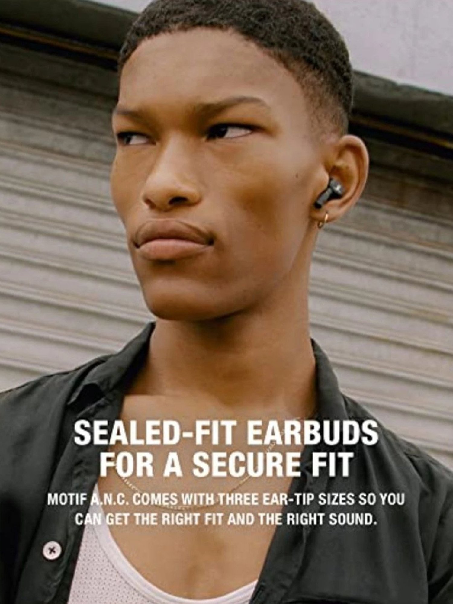 Marshall Motif True Wireless Noise Canceling Earbuds (Black)