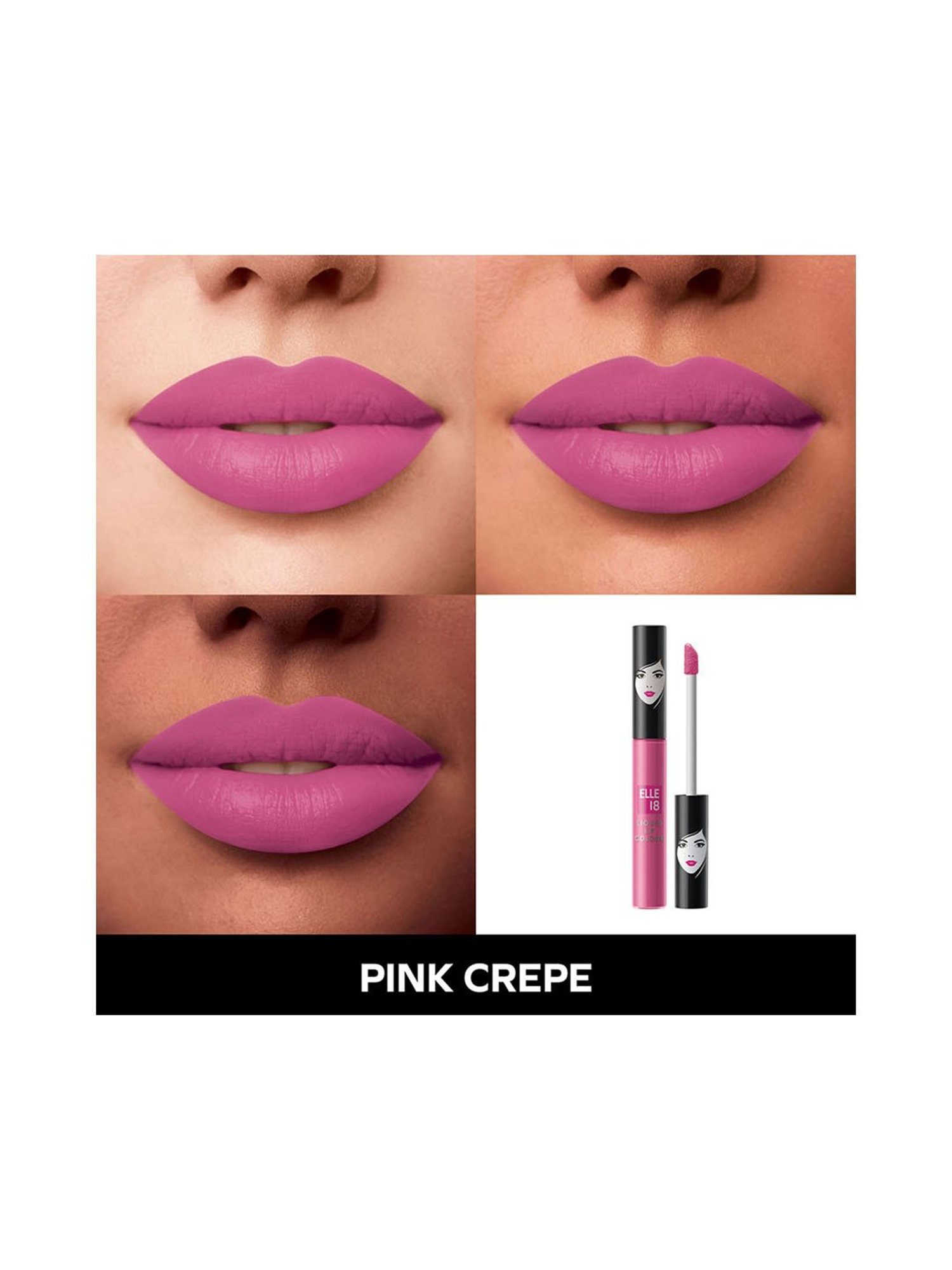 Elle 18 Liquid Lip Colour Pink Crepe - 5.6 ml