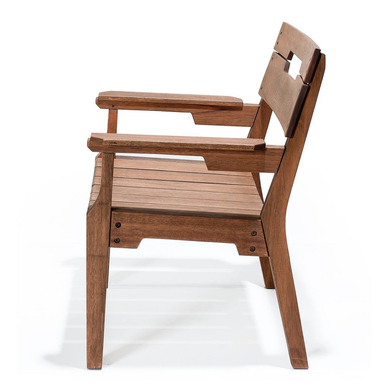 4pc Otero Eucalyptus Wood Outdoor Seating Set - Alaterre Furniture