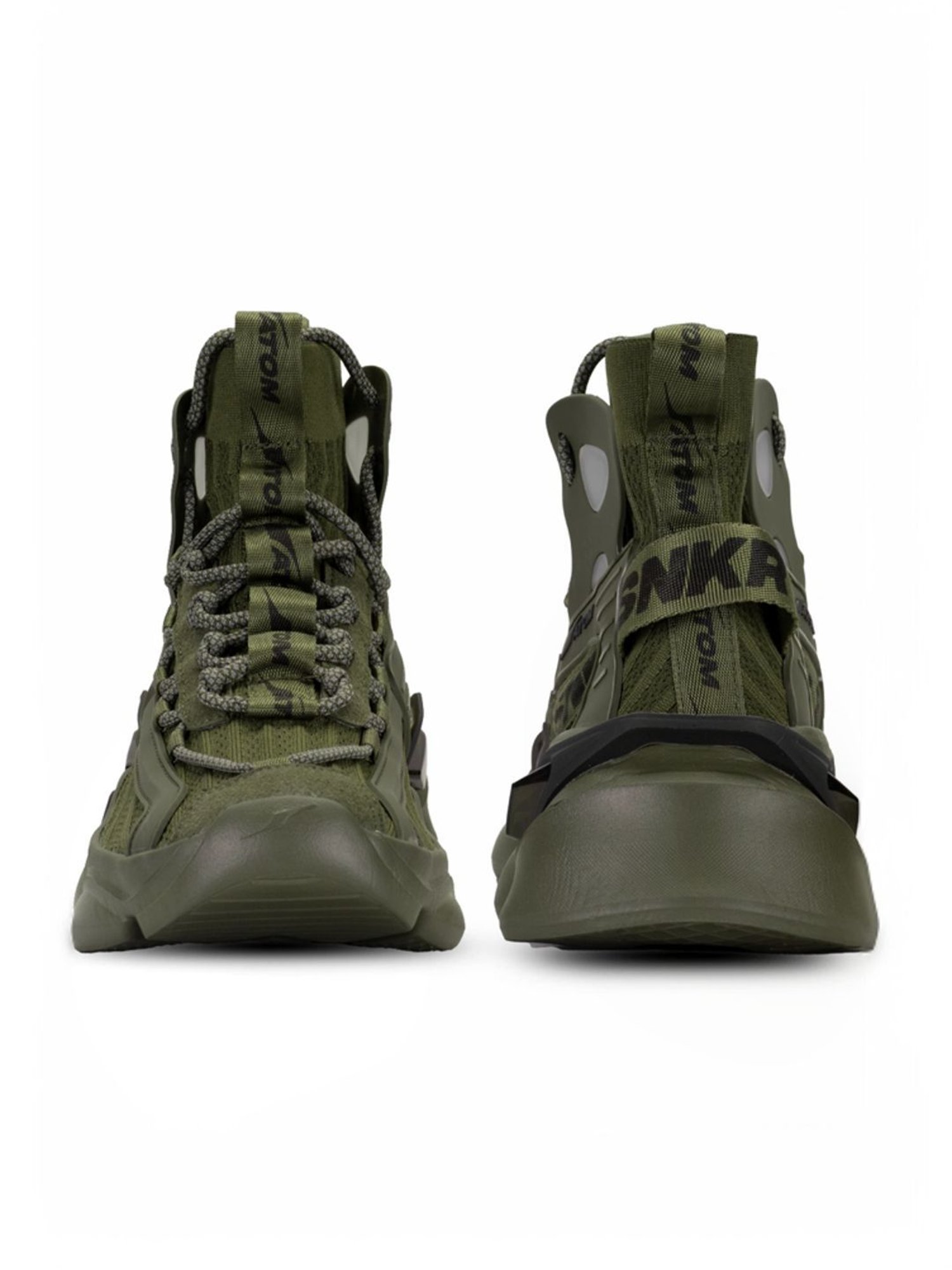 Atom Men's Gansta1 Olive Running Shoes