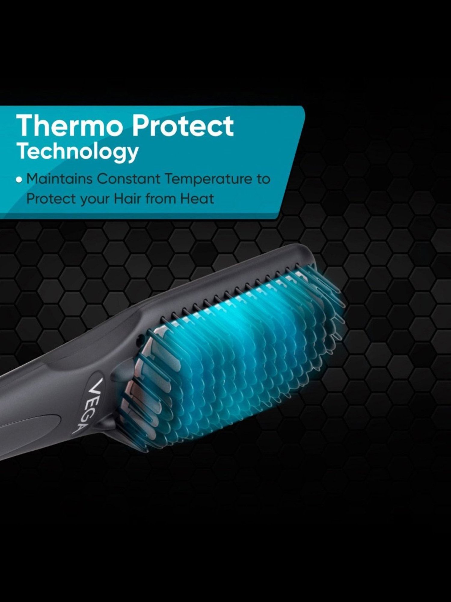 Nova NHC-522CRM Professional Hair Straightener (Black)