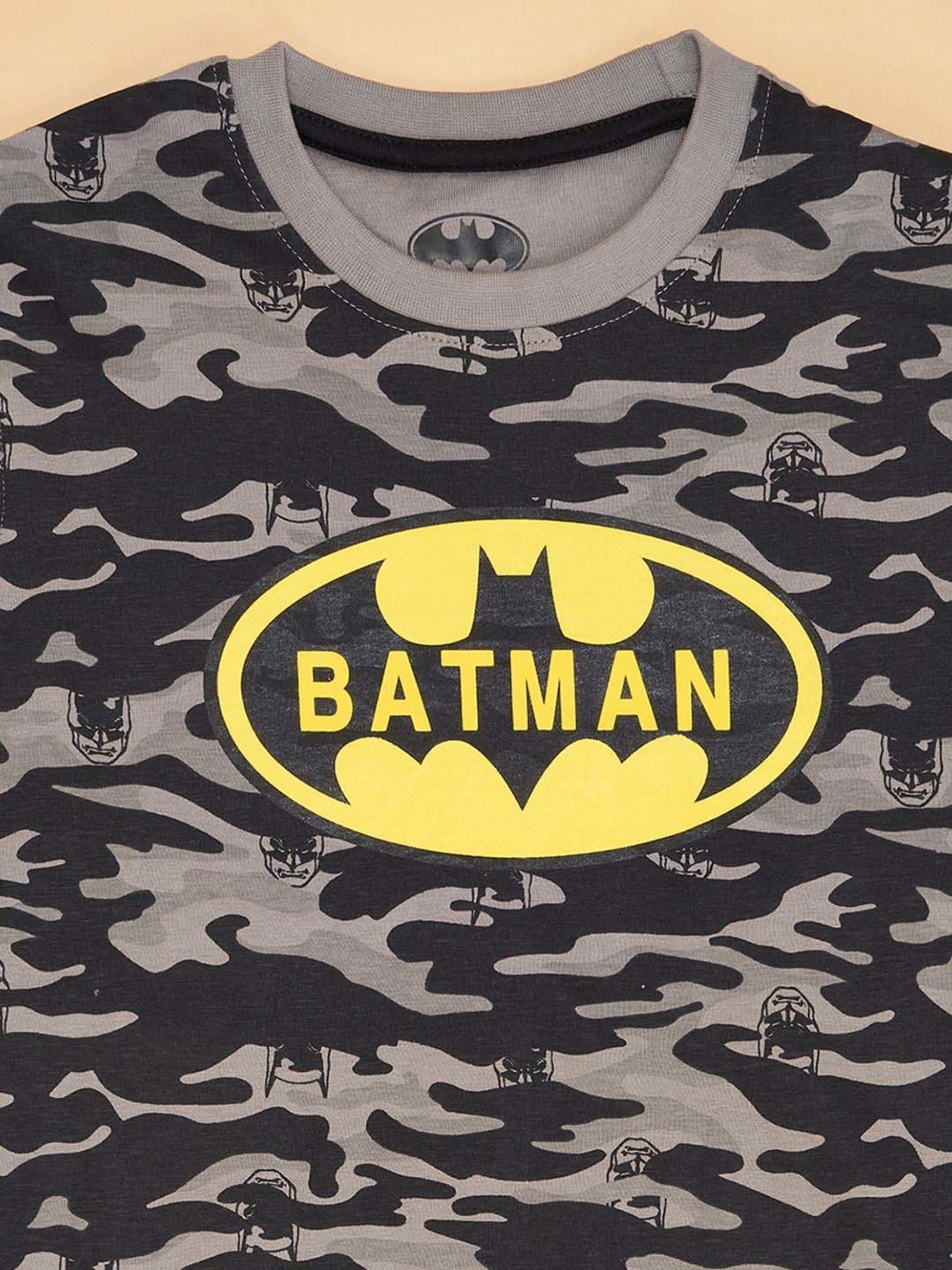 Pantaloons Junior Boys Grey Cotton Printed T-Shirt