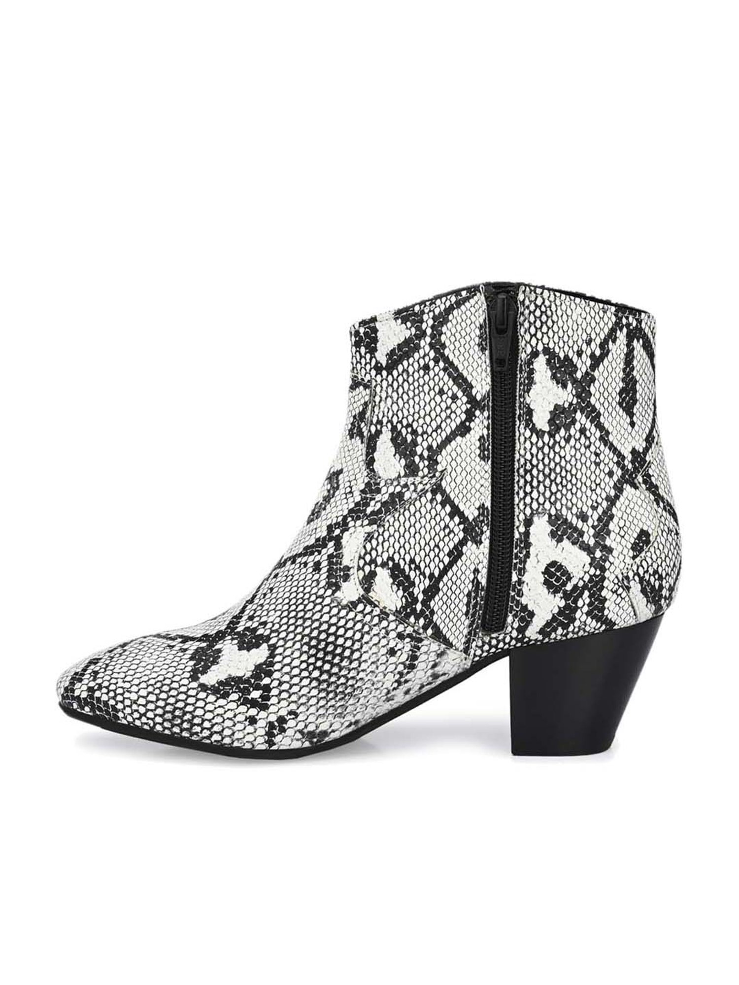 Delize Women's Off White Casual Booties