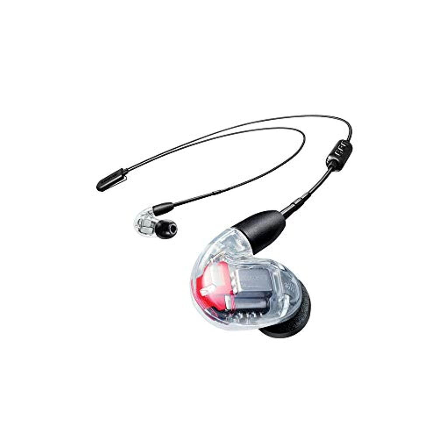 Shure SE846 Sound Isolating Earphones with Bluetooth, Remote & Mic Cables, Clear