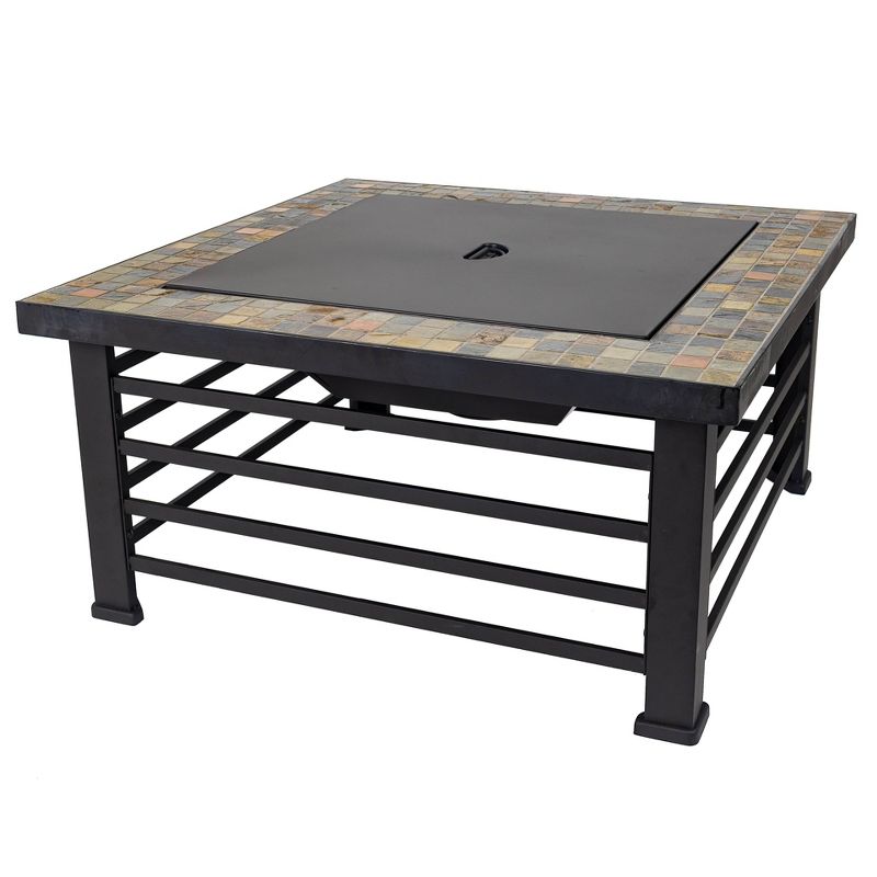 34" Cascade Slate Fire Pit - Pleasant Hearth