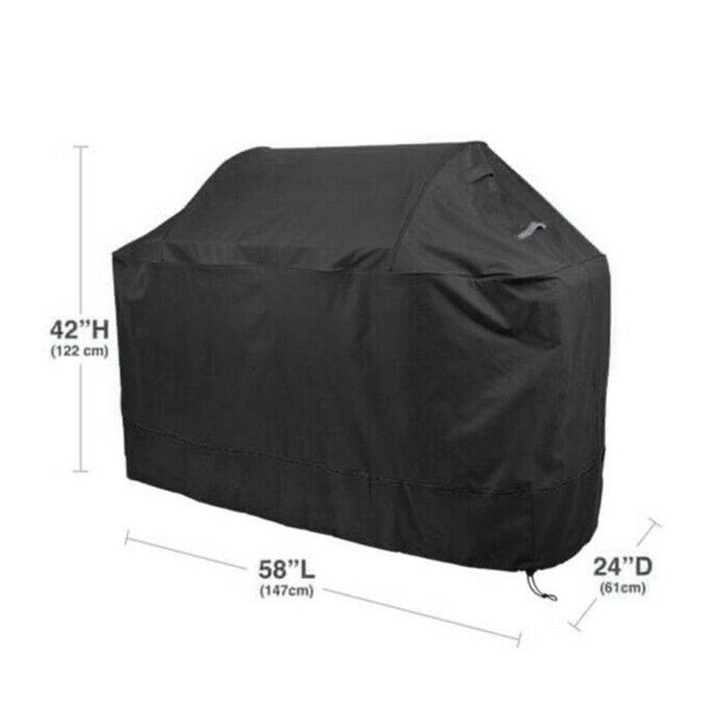 58" BBQ Grill Cover For Weber Spirit E210 E220 E310 E320 Genesis Silver A B C