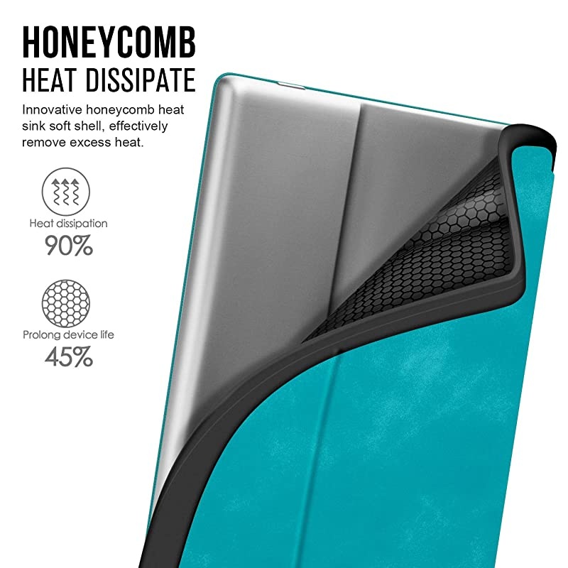 Skin Touch Feeling Case for All-New Kindle Oasis(10th Gen, 2019 Release & 9th Gen, 2017 Release),with Auto Wake/Sleep,New Waterproof 7''Kindle Oasis Cover,Soft Shell Series KO The Dark Gray