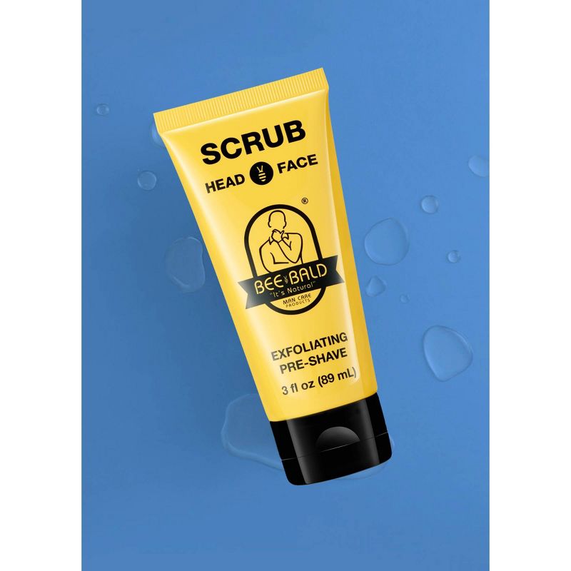 Bee Bald Head and Face Exfoliating Pre-Shave - 3 fl oz