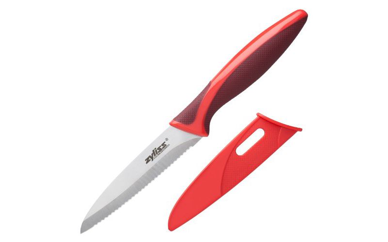 Sabatier Stainless Steel Edgekeeper 8" Chef Knife with Sleeve