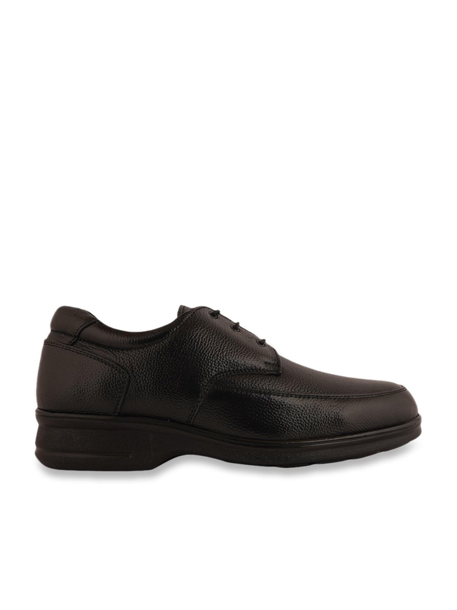Pelle Albero Men's Black Derby Shoes