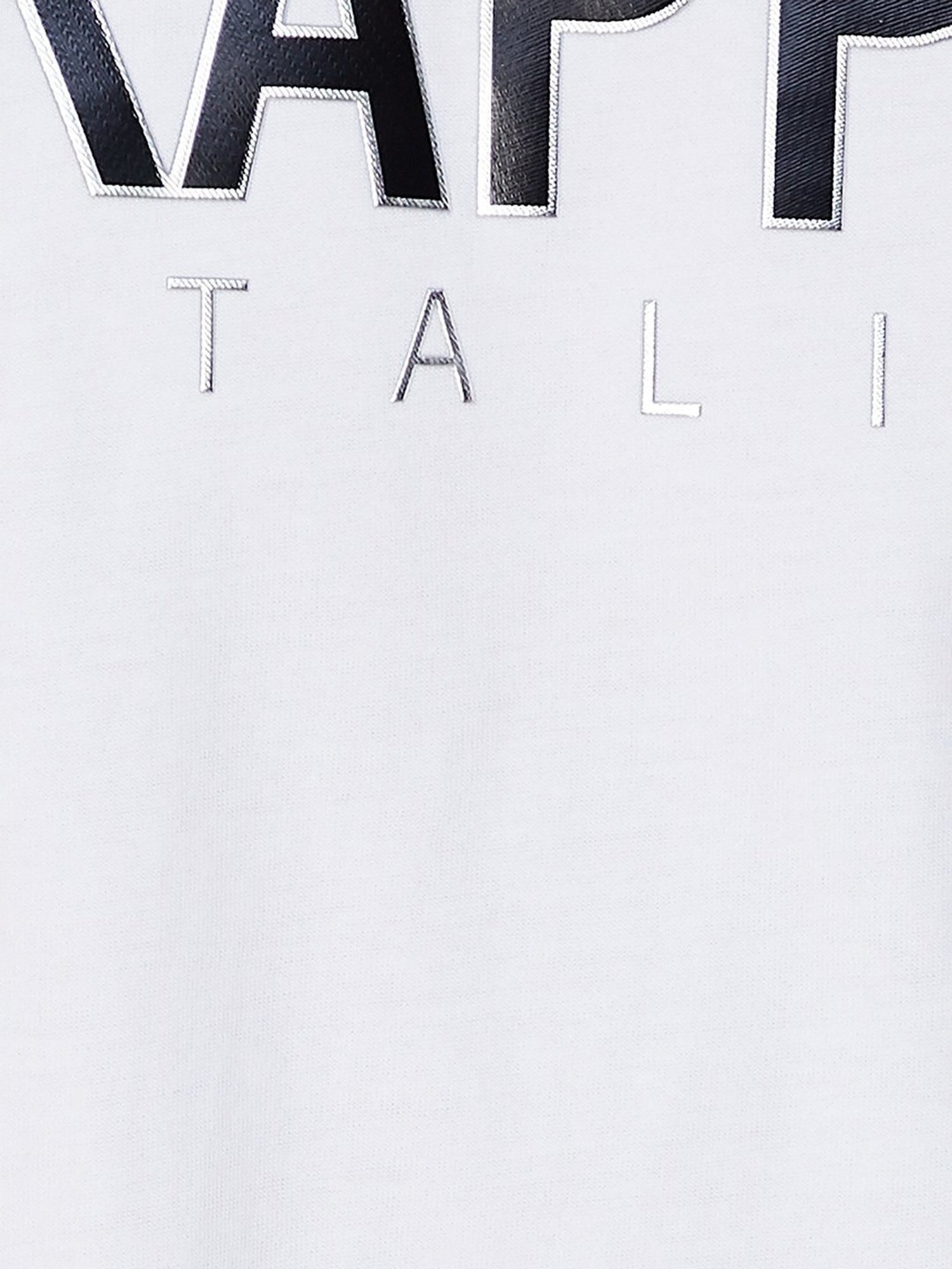 Kappa White Regular Fit Printed T-Shirt