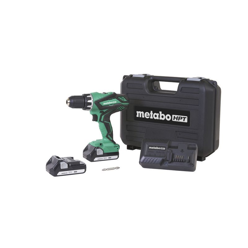 Metabo HPT DS18DGLM 18V Lithium-Ion 1/2 in. Cordless Drill Driver Kit (1.3 Ah)