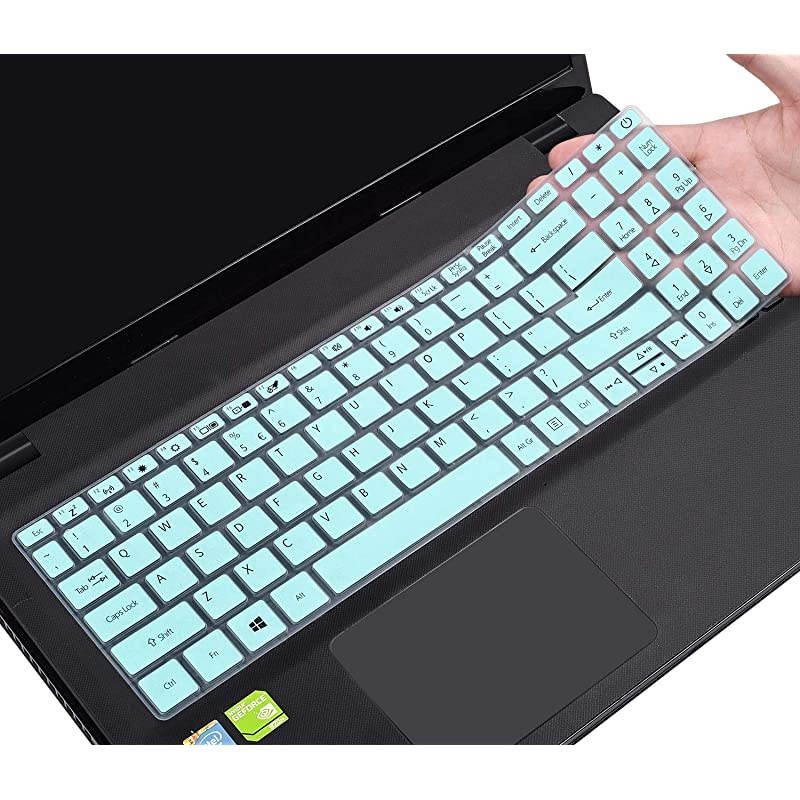 Keyboard Cover for Acer Aspire 5 Laptop 15.6 inch A515-55 A515-55T A515-55G A515-56 A515-43 A515-54 A515-54G Series, Acer Aspire 5 Keyboard Cover Skin, Acer Aspire 5 Accessories, Mint Green